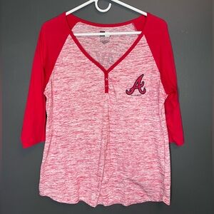 New Era ATL BRAVES Women's Raglan Jersey
